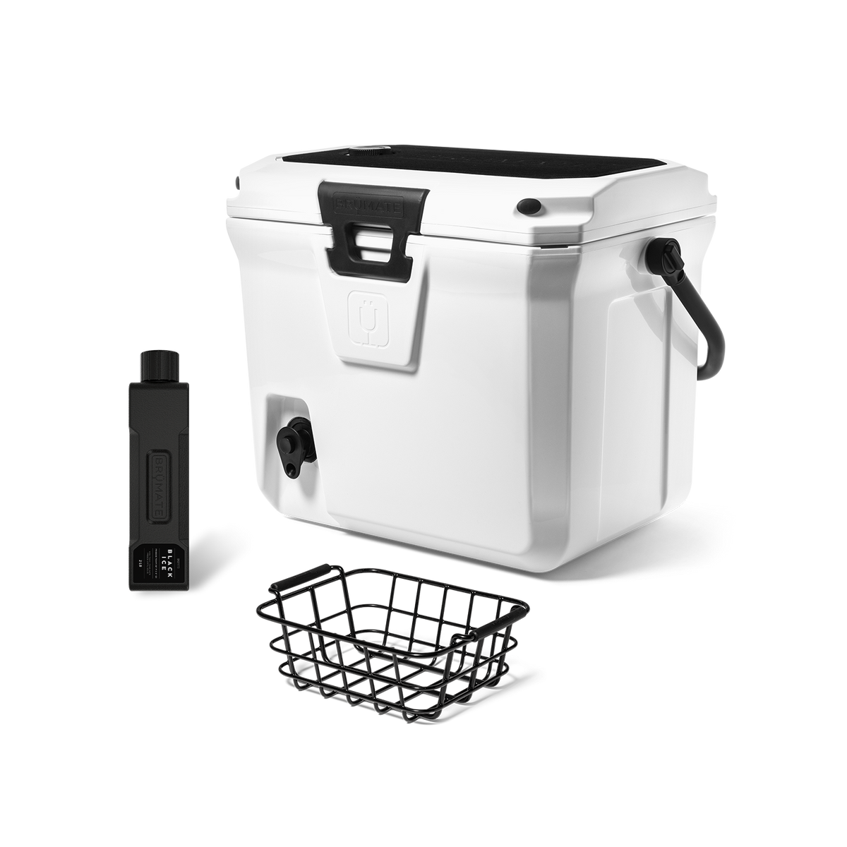 Brutank 20 quart grab go cooler bundle ice white - US 0986