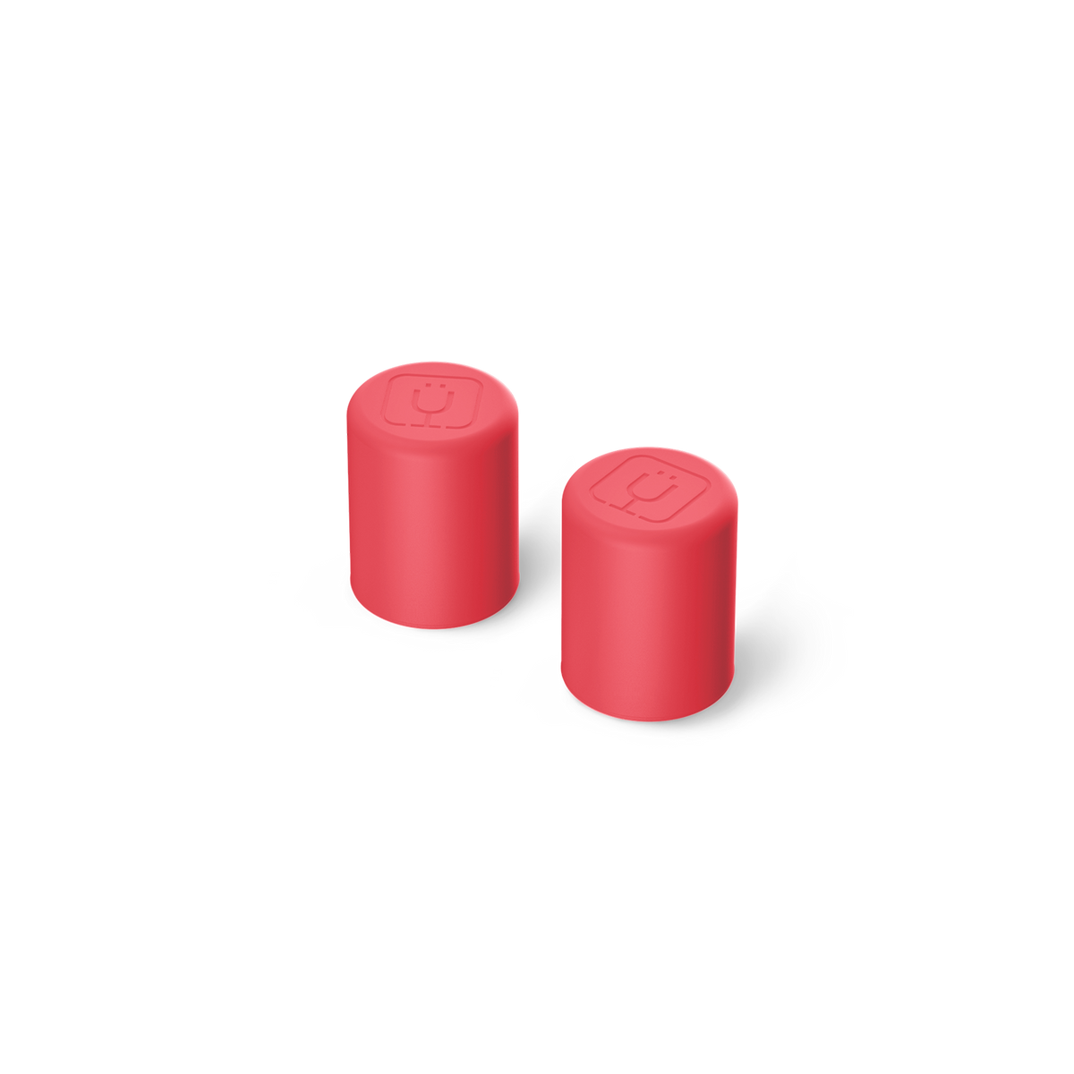 Magnetic straw cover coral - US 6060