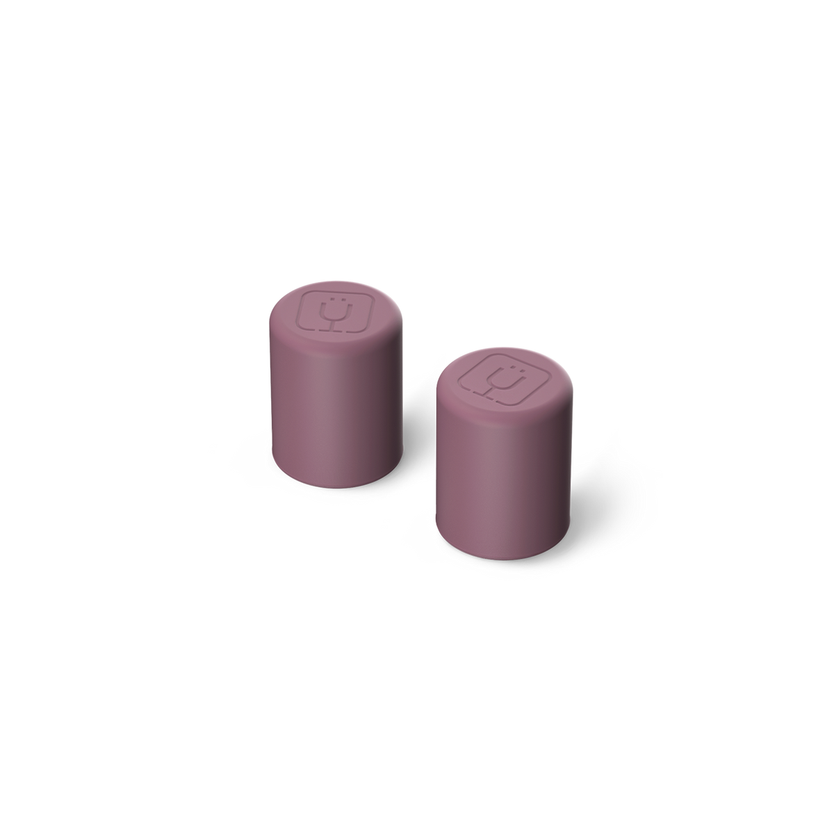 Magnetic straw cover rose taupe - US 0243